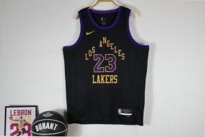 NBA 23 James Los Angeles Lakers 2023-24 city Maillot